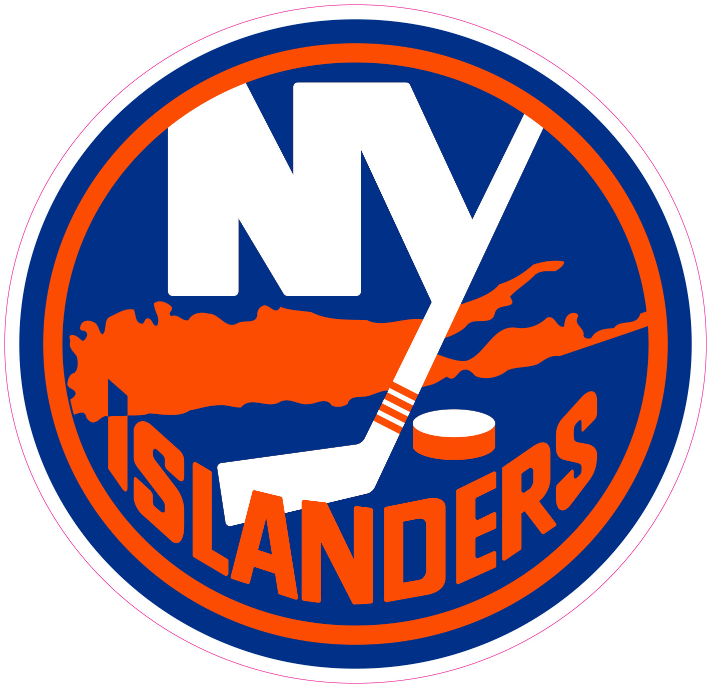 New York Islanders Hockey Vinyl Decal Sticker Car Truck Bumper Laptop Tumbler