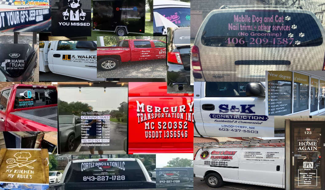 Custom Text Vinyl Lettering Personalized Sticker decal ANY TEXT ANY NAME FONTS