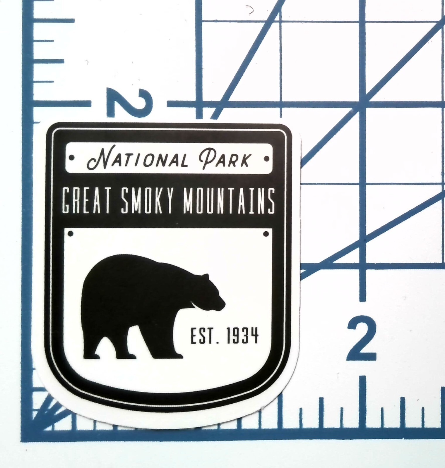 Great Smoky Mountains National Park Vinyl Sticker Journal Scrapbook Die Cut