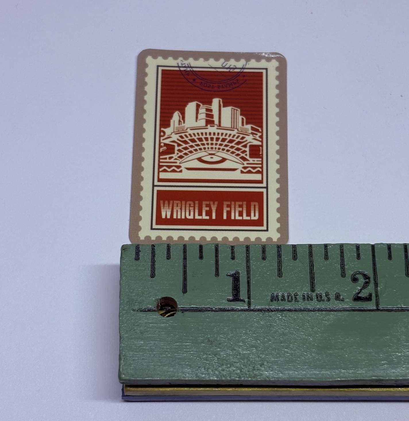 Wrigley Field Postage Stamp Novelty Sticker Vinyl Decal Travel Cool Art Tc9