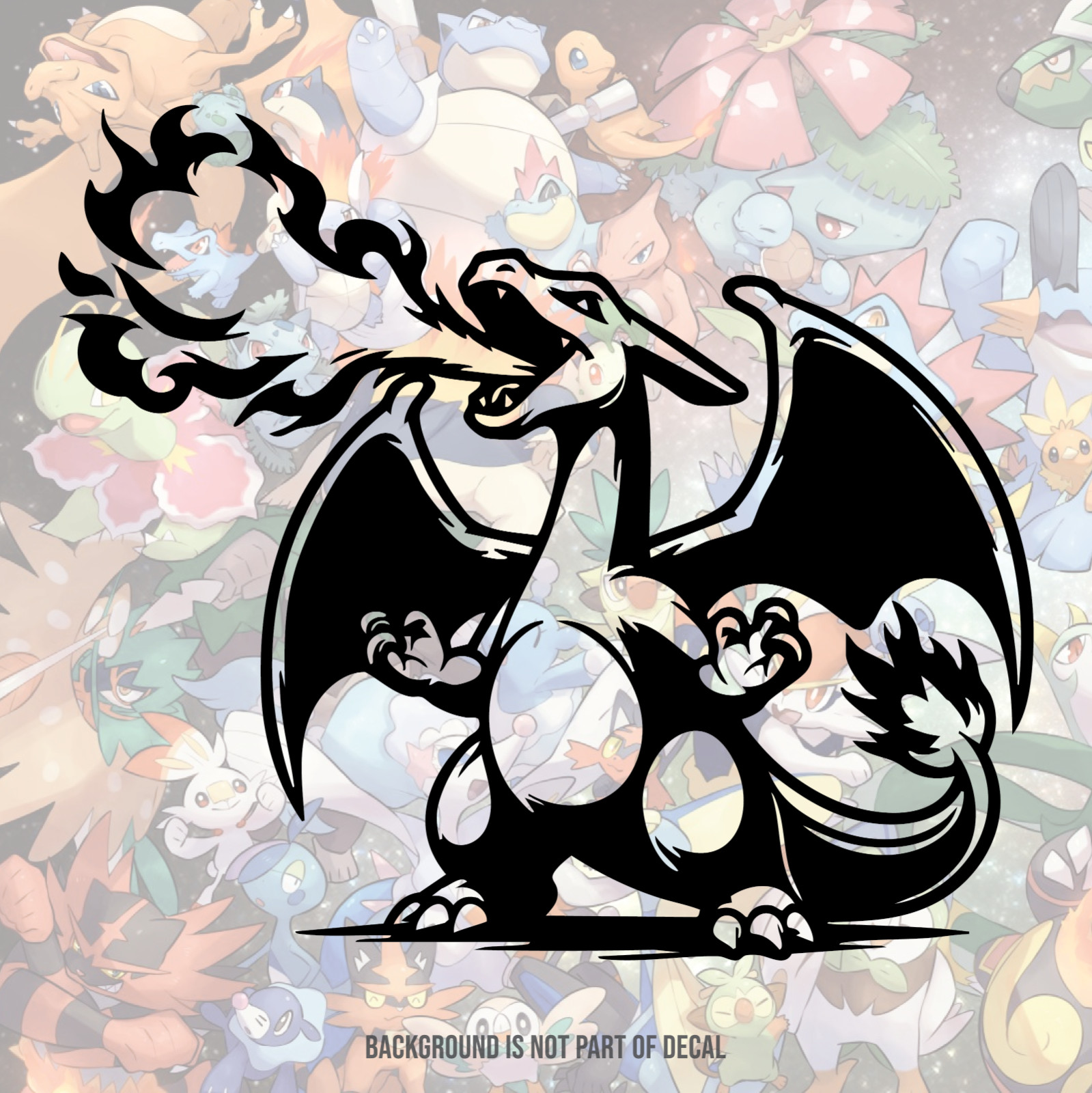 Pokemon Charizard / Nintendo Vinyl Decal Sticker