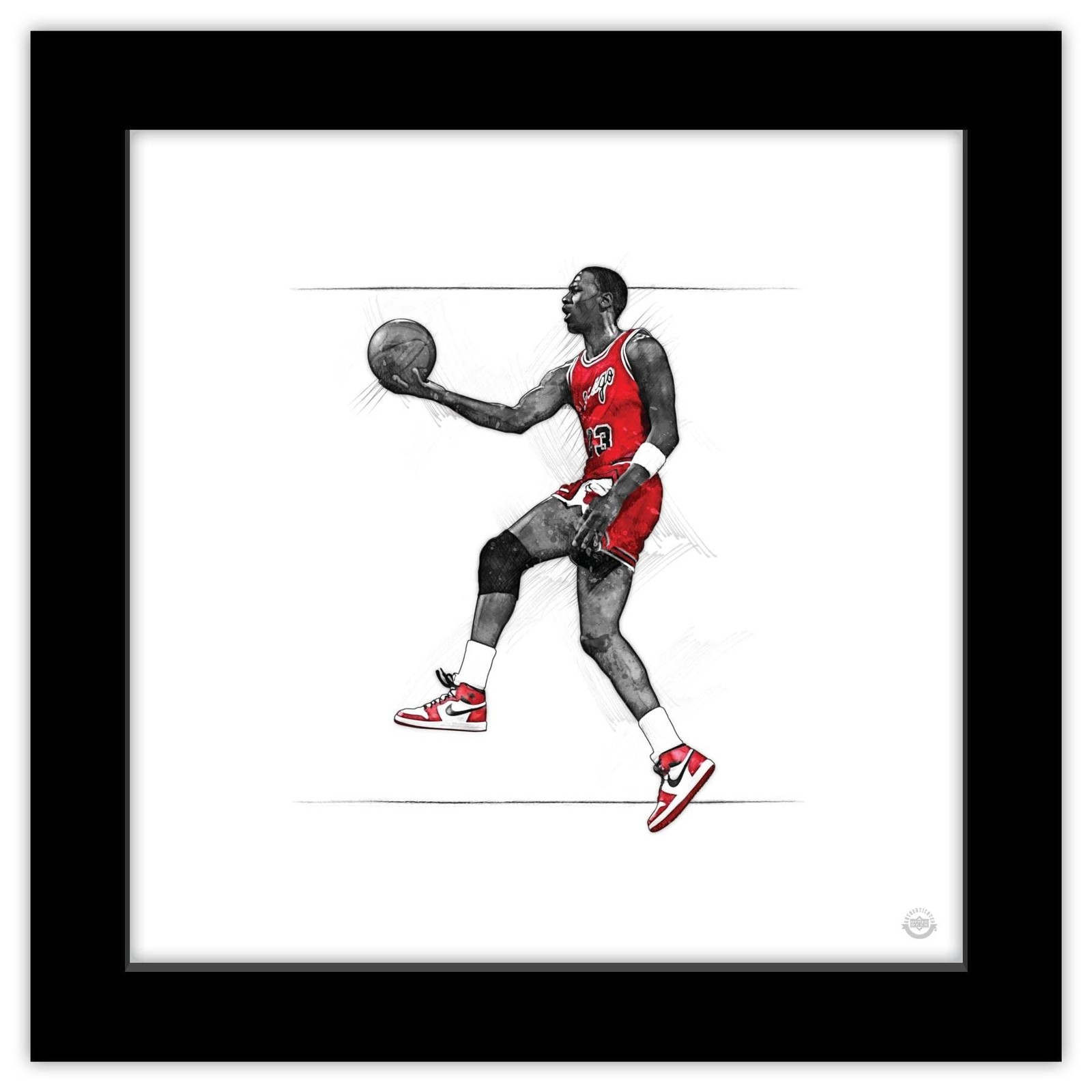 Trends International Gallery Pops Michael Jordan – Art Sketch Rookie Wall Art…