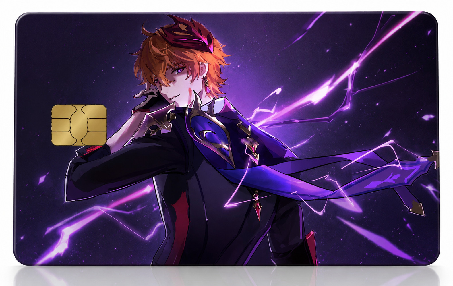 Electro Delusion Tartaglia Genshin Impact (Childe) Debit Card Credit Card Skin