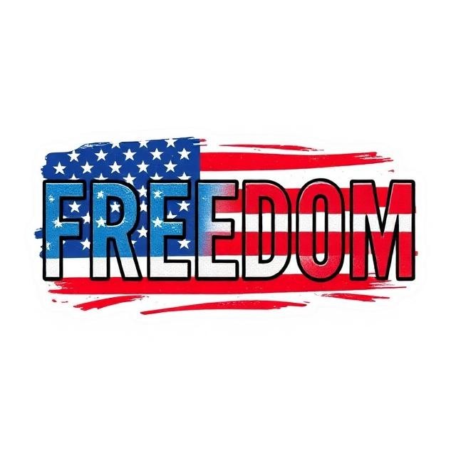 Liberty Charlie Kirk Sticker Freedom Patriot Conservative Vinyl Decal Window