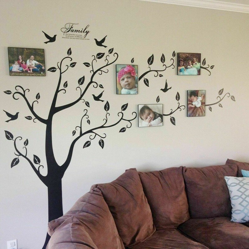 Removable Family Tree Decal Mural Stickers DIY Art-Vinyl Sticker Wall Art Decor