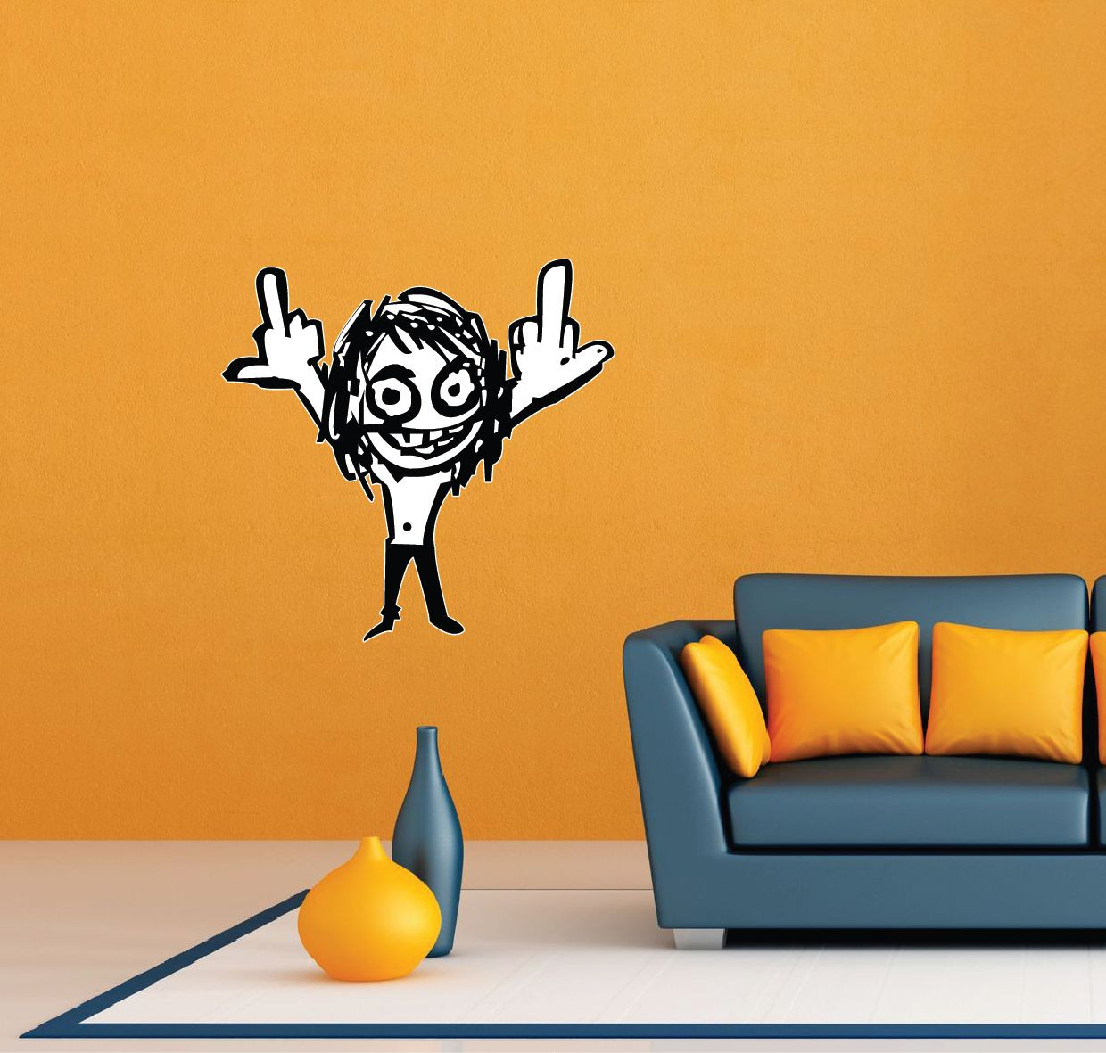 Ozzy Osbourne Rock Metal Music Room Wall Decor Sticker Decal 22"X22"