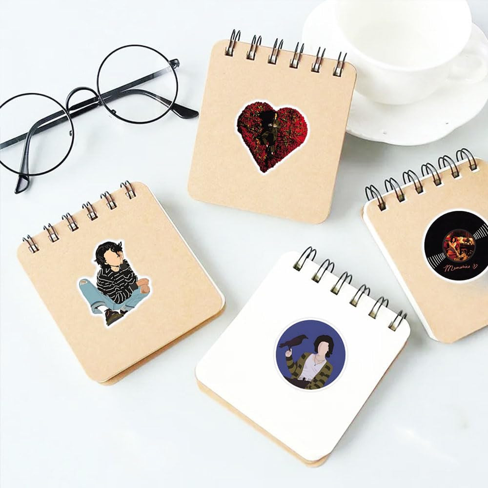 61Pcs Conan Gray Stickers Pack, Cute Cartoon Vinyl Waterproof Sticker Decals for