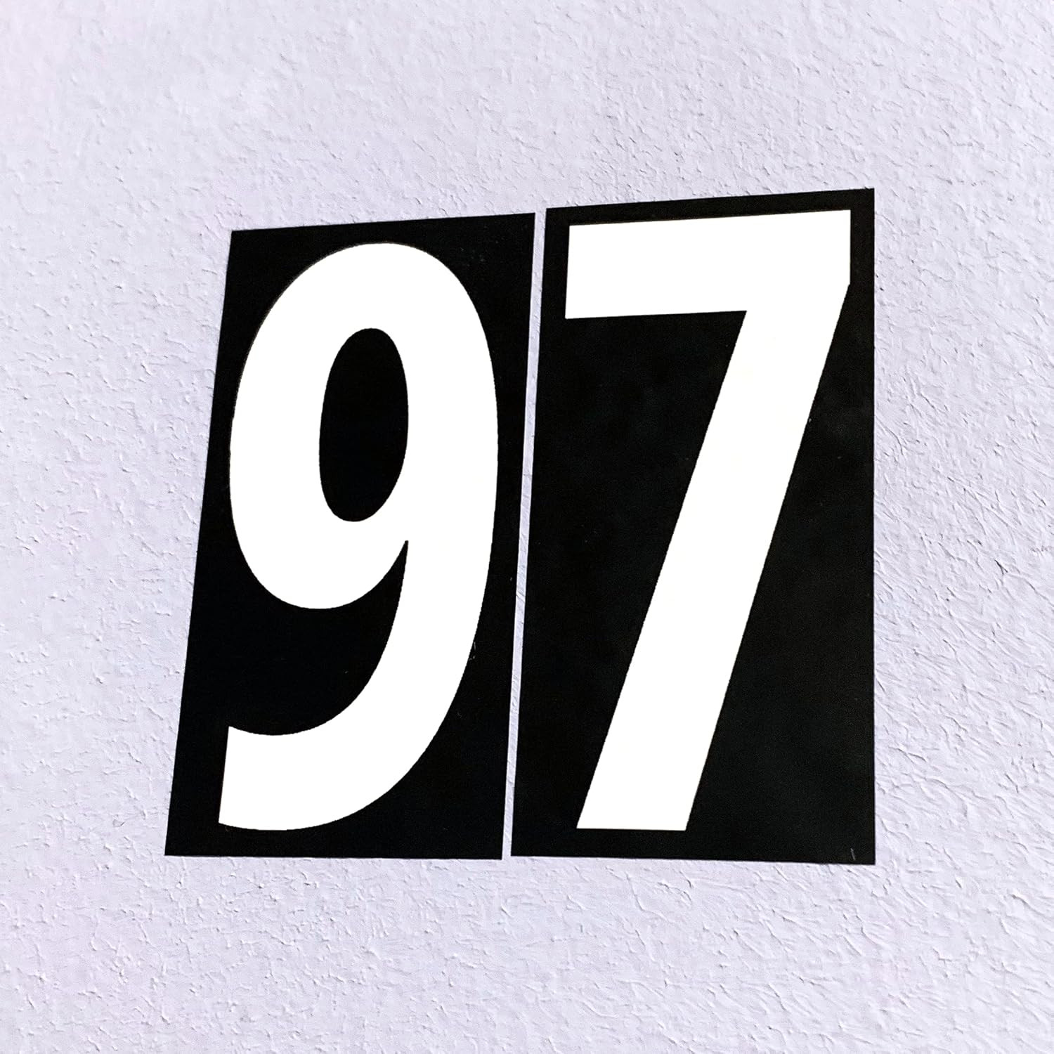 3 Inch, Vinyl Numbers Stickers, Stick on Numbers – White Numbers, 200 PCS | 0-9