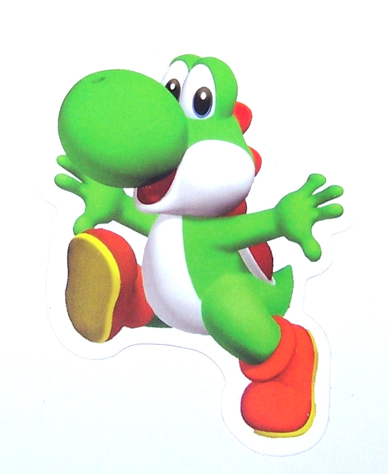 Super Mario Bros Cut Sticker Decal Movie Nintendo Video Game – YOSHI