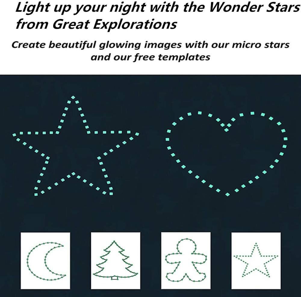 Glow in The Dark Stars Wall Stickers,Ceiling Star,Glowing Stars for Ceiling a…