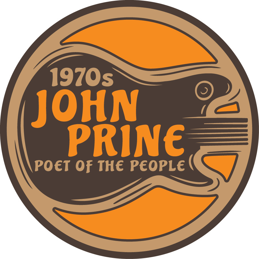 John Prine 1970s Poet of the People Vinyl Decal sticker Folk Country Western