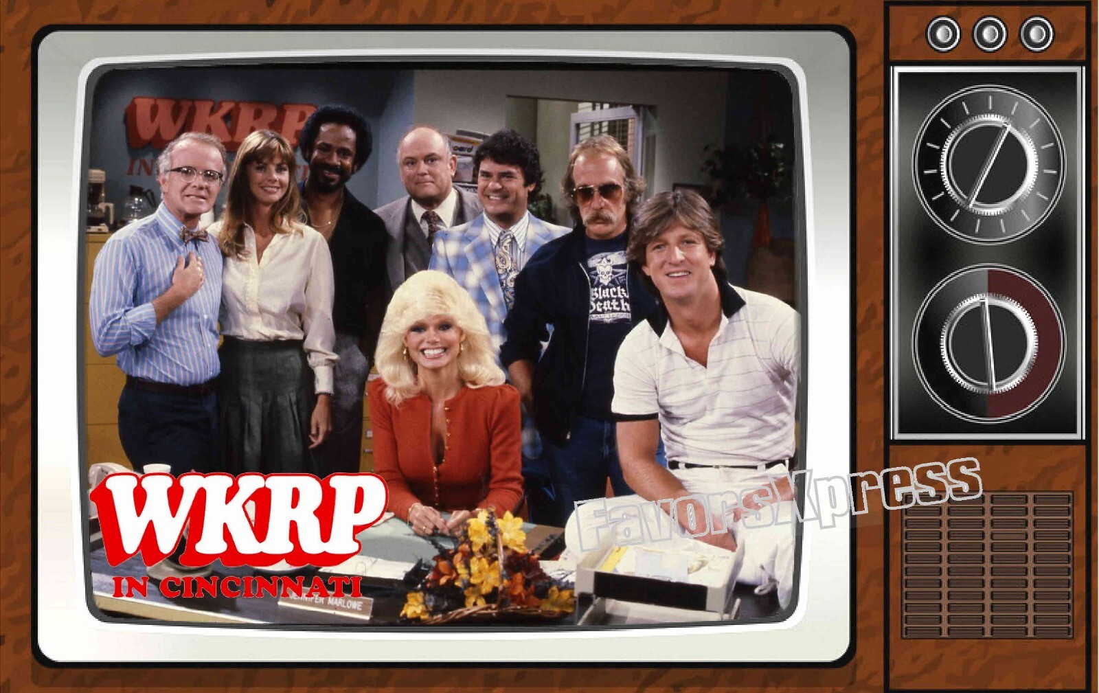 WKRP in Cincinnati Classic TV Show PHOTO MAGNET 4 X 2.5 INCHES