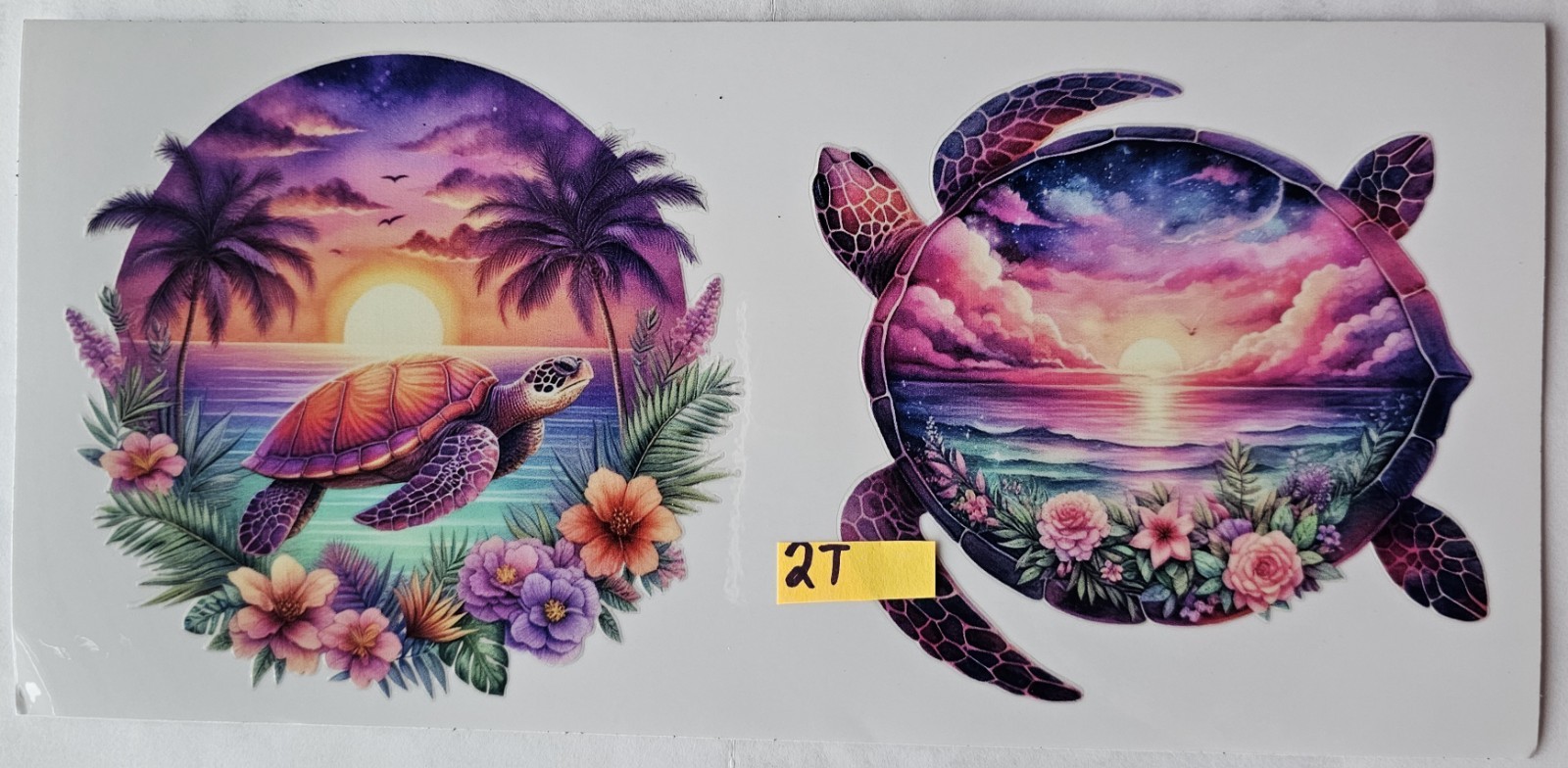 Turtles UV DTF CUP TRANSFER WRAP