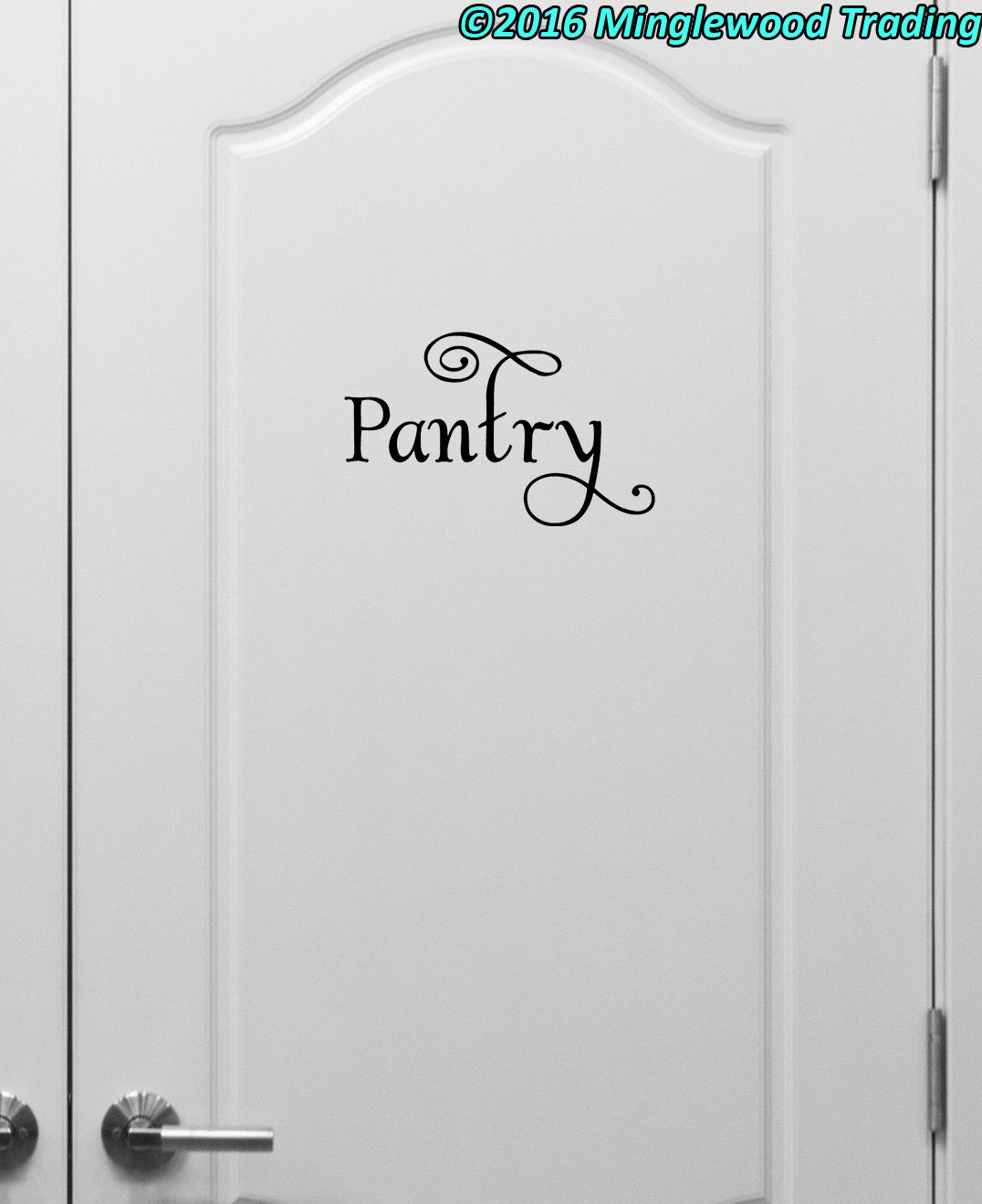 PANTRY Vinyl Decal Sticker – Kitchen Food Provisions Linens Door Label