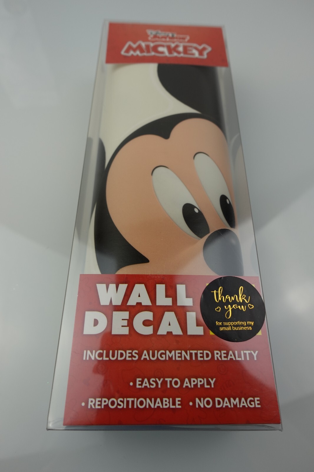 Disney Mickey Mouse and Minnie Mouse Wall Decal Decor Peel Stick Repositionable