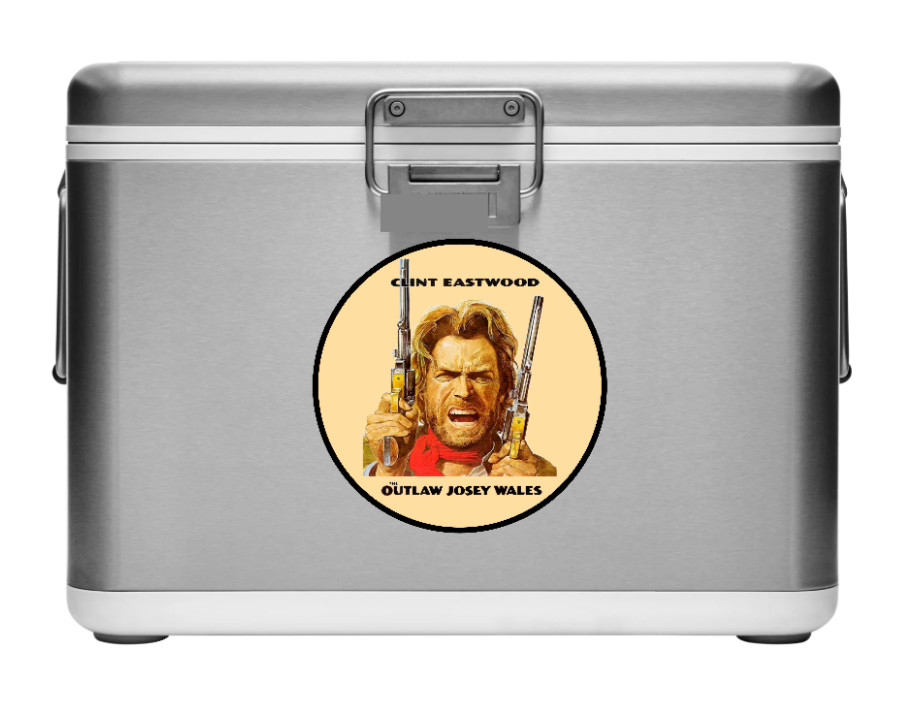 Clint Eastwood (Outlaw Josey Wales) – 4" Vinyl Decal Car Laptop Cooler Trailer