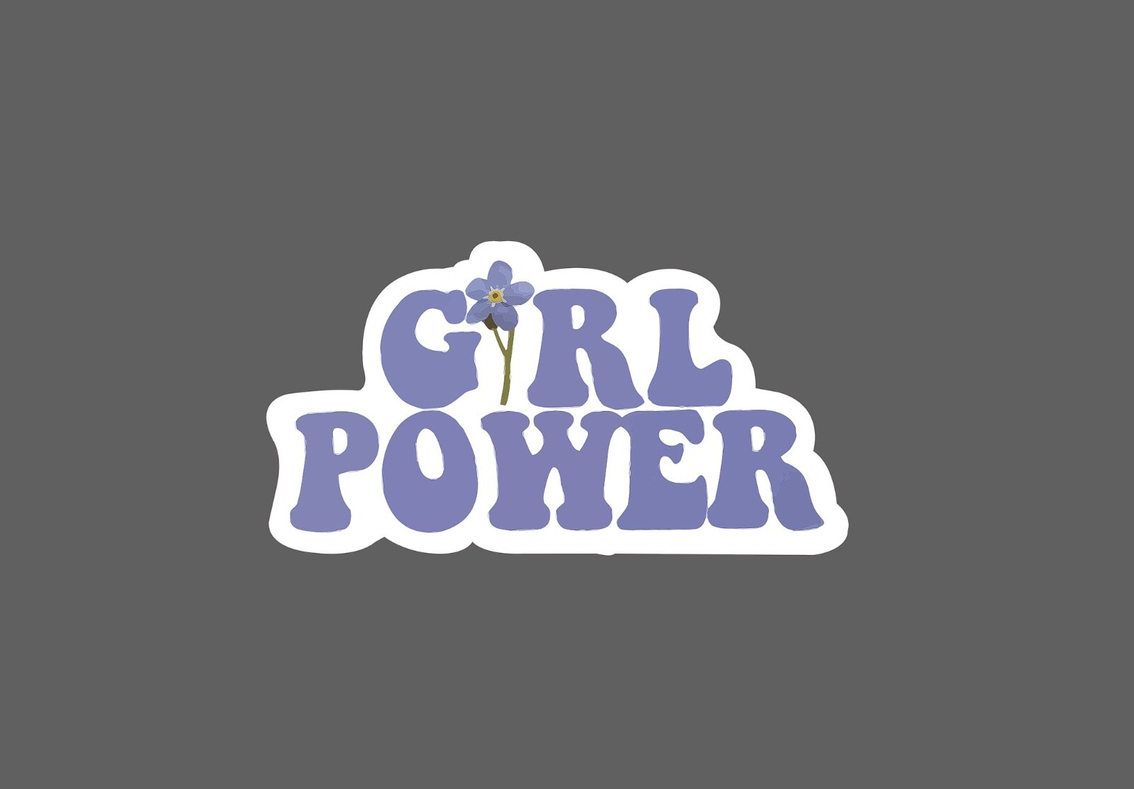 Girl Power Sticker Purple Waterproof NEW – Buy Any 4 For $1.75 EACH Storewide!