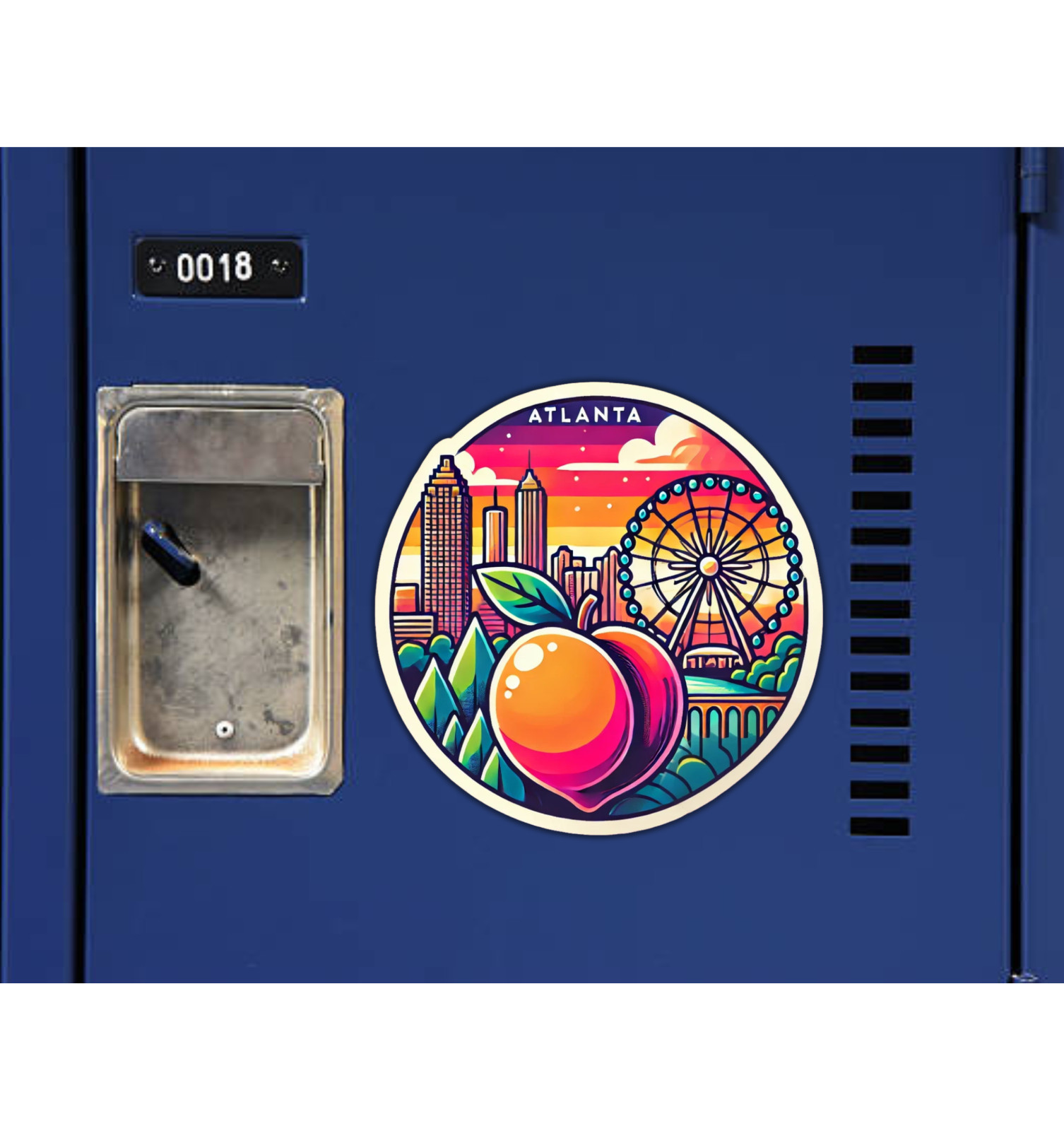 Atlanta Georgia Fridge Magnet or Laptop Sticker