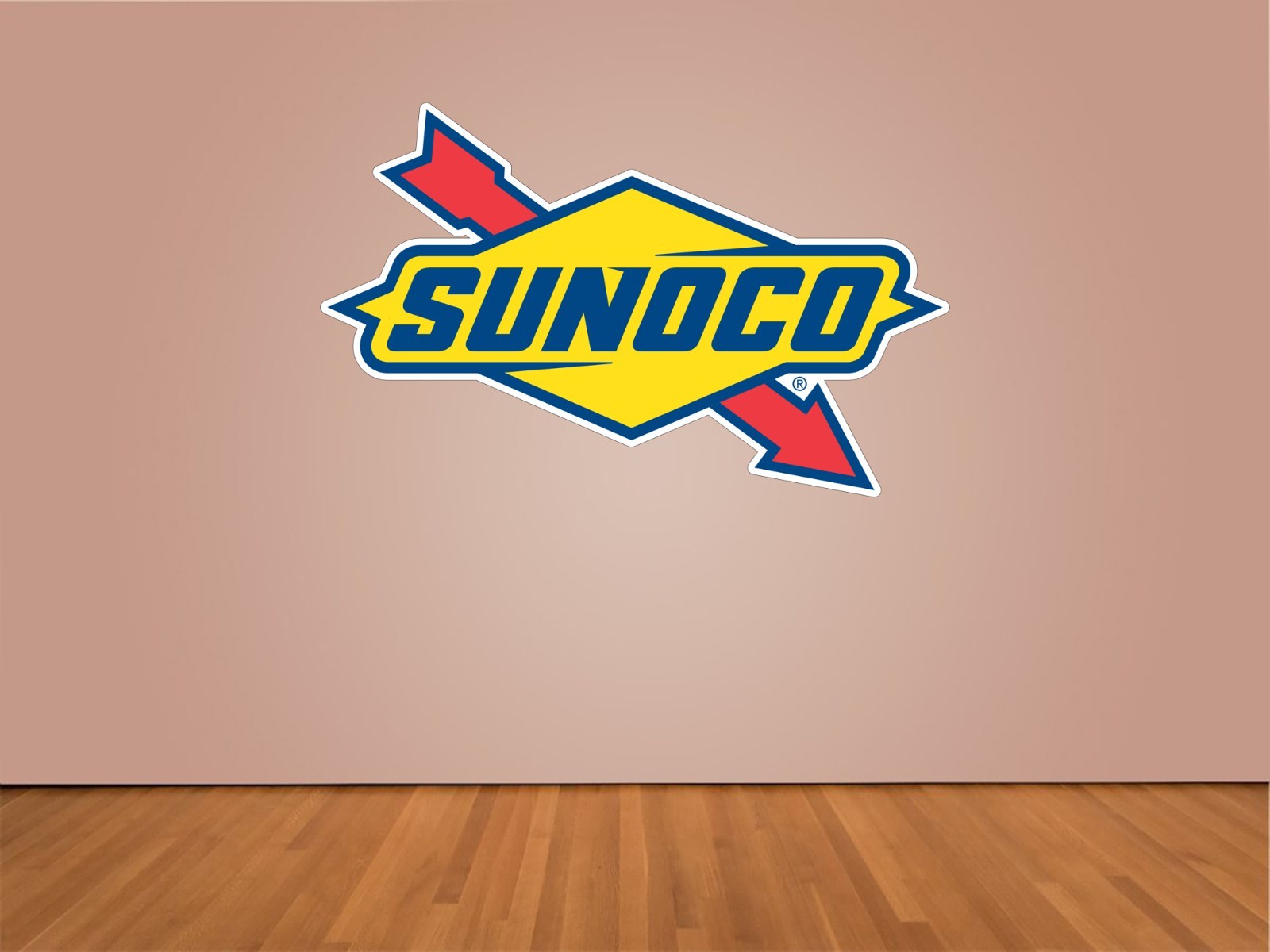 Sunoco Racing Fuels Indoor Wall Vinyl Decal Sticker 5"-52" gasoline