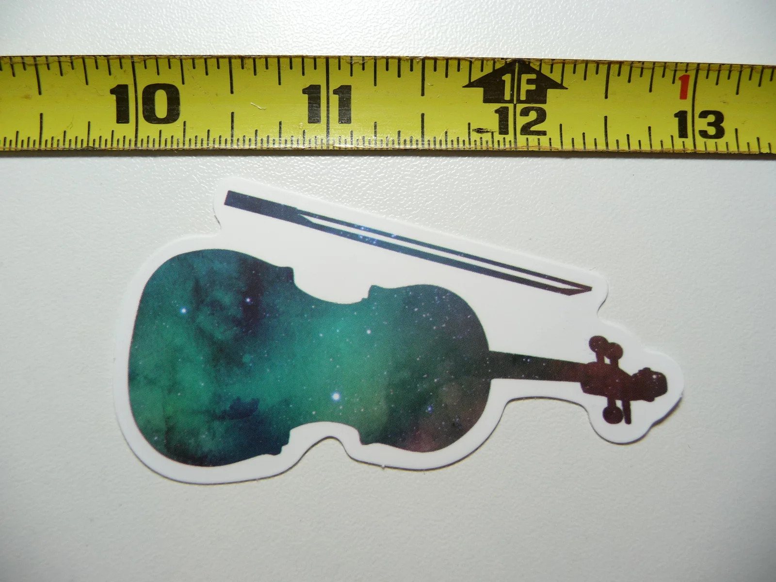 VIOLIN FIDDLE SKY STARS MUSIC SMALL STICKER DECAL BAND CONCERT HALL MUSICAL