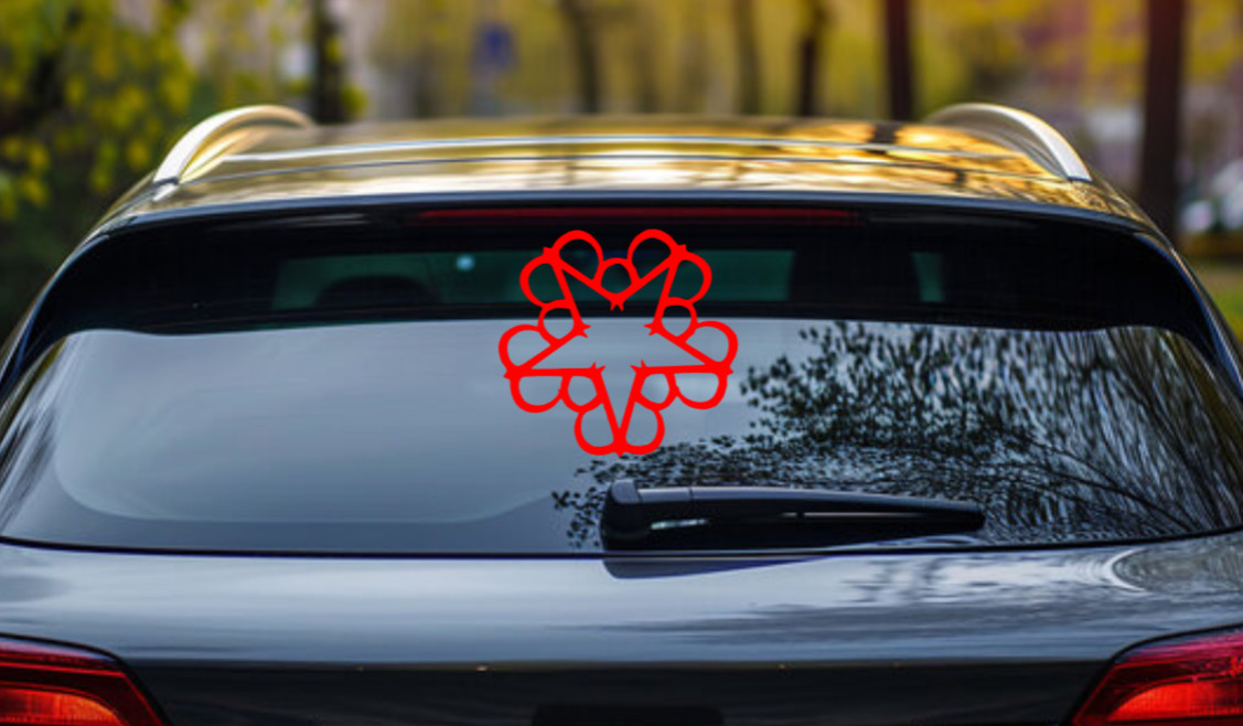 Black Veil Brides Car Decal Vinyl Glossy Band Logo Bumper Sticker Goth Metalcore