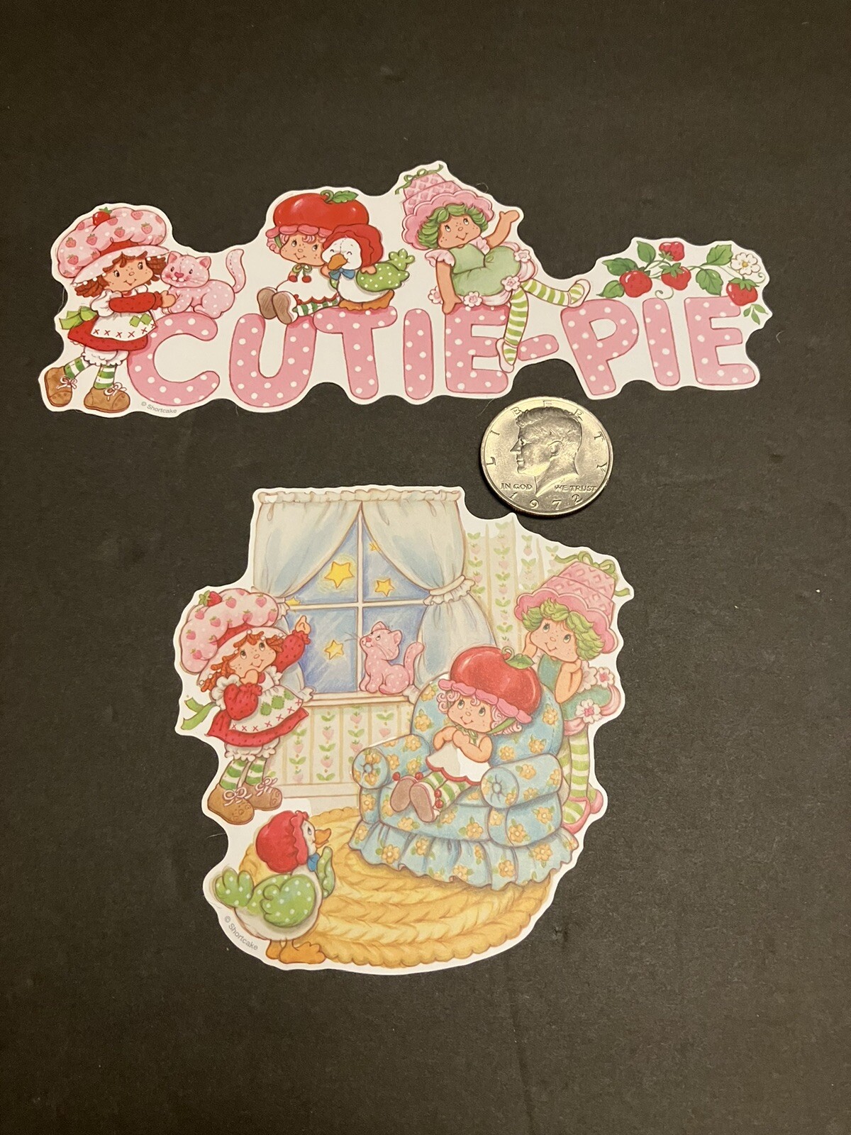 Strawberry Shortcake Matte Retro Vintage Design Stickers Pack Of 40 New
