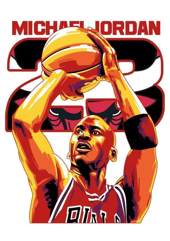 Michael Jordan 23 Sticker Decal laptop vinyl decal