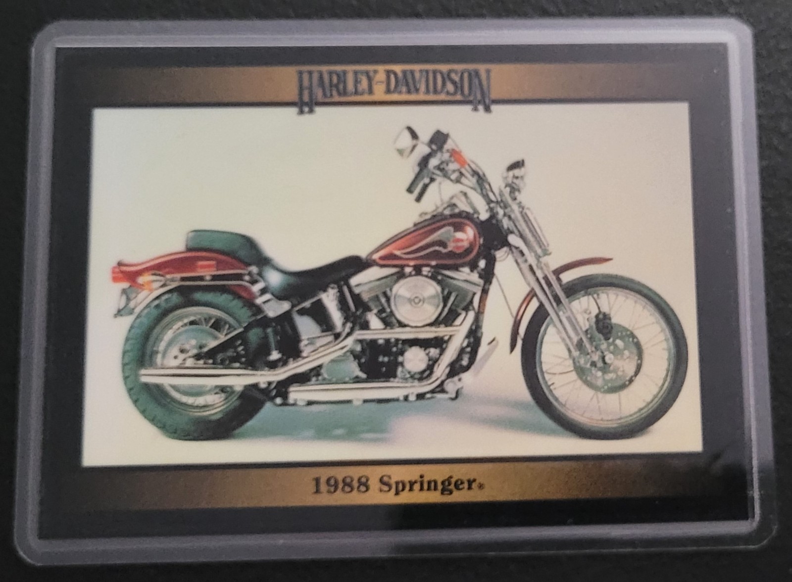 Vintage Harley Davidson Collectible Card Fridge/Locker/Cabinet Laminated Magnets