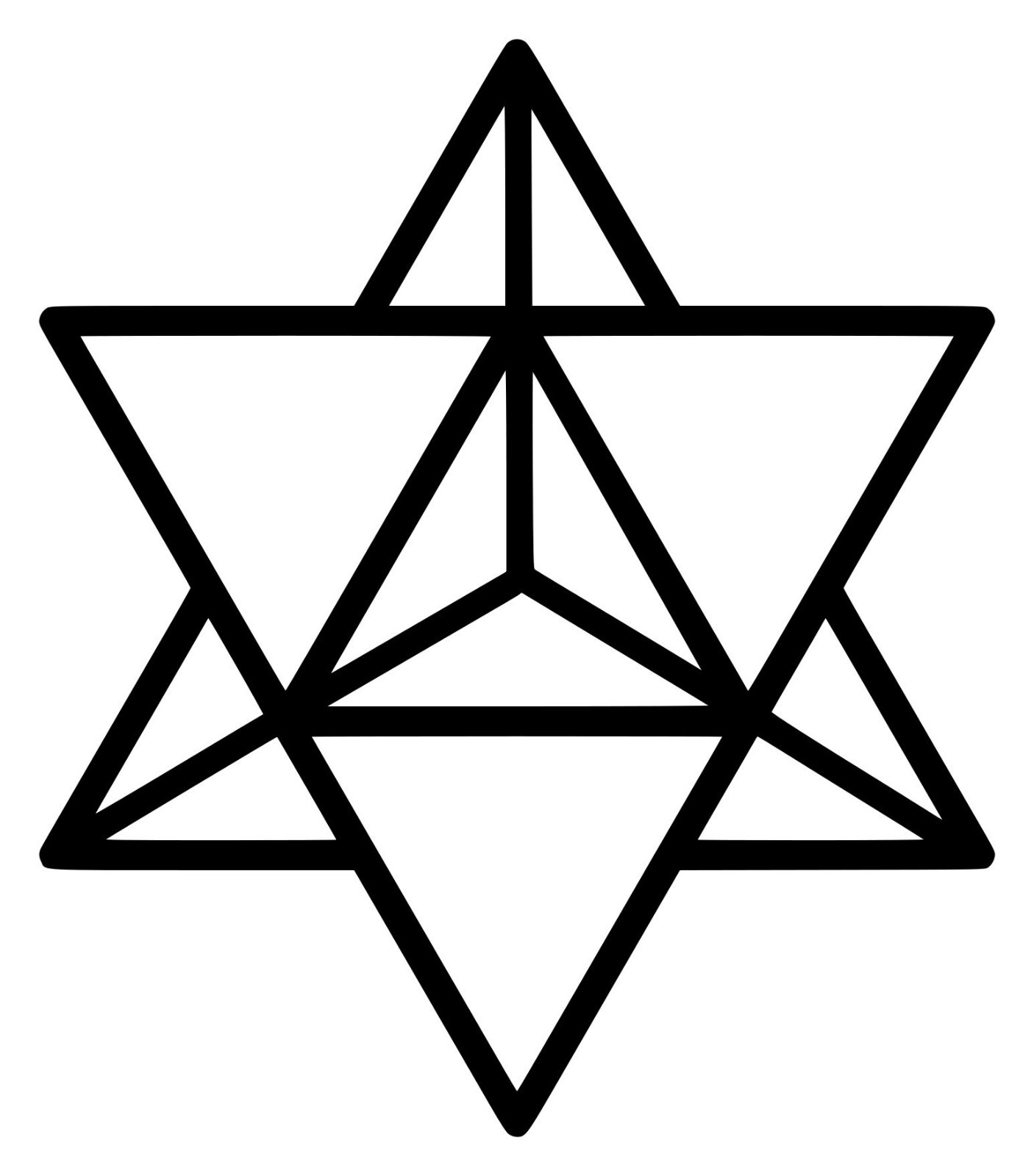 MERKABA STAR TETRAHEDRON Vinyl Decal Sticker – Sacred Geometry