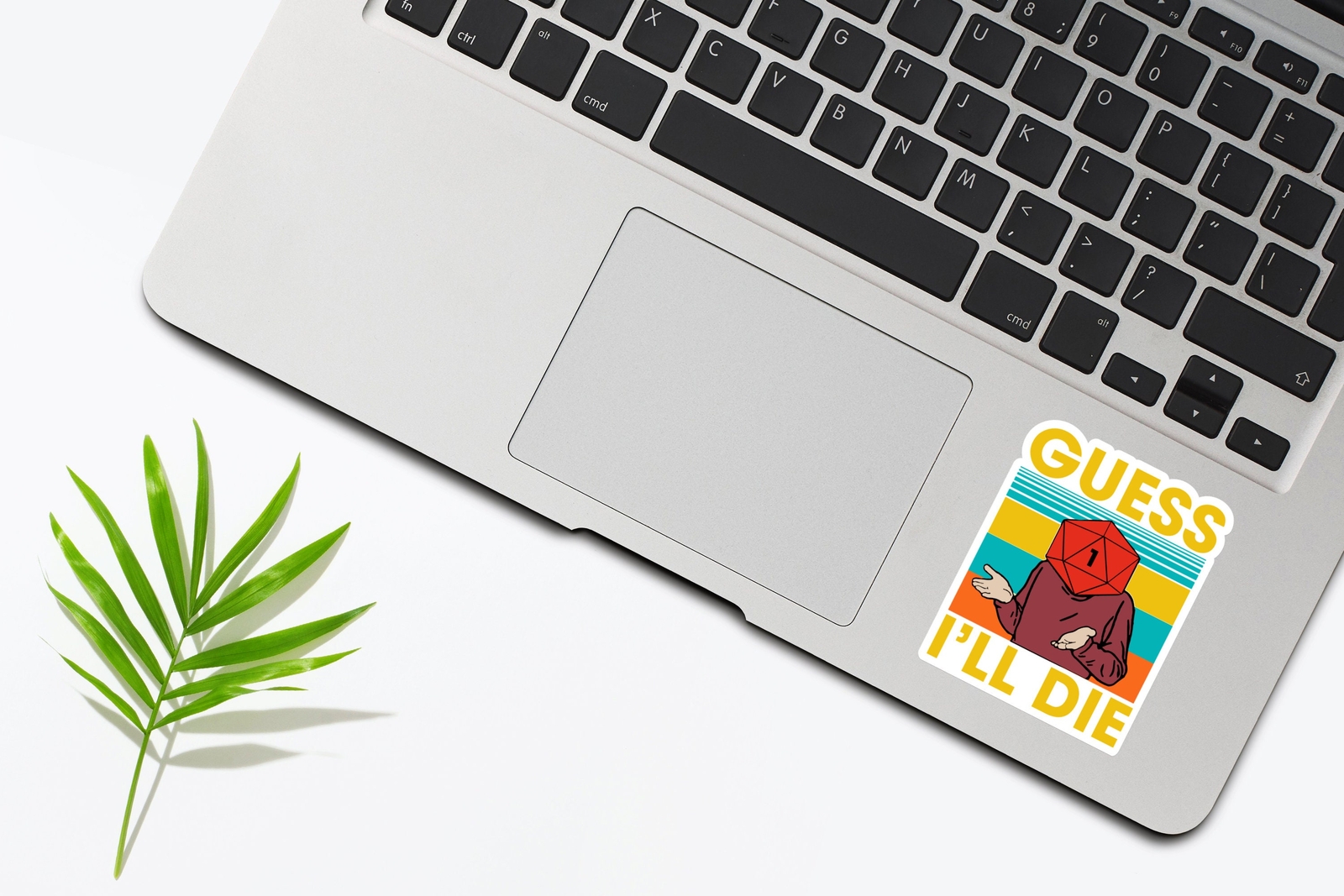 Guess I Will Die Vintage Sticker, DnD Gaming Sticker, Dungeons And Dragons