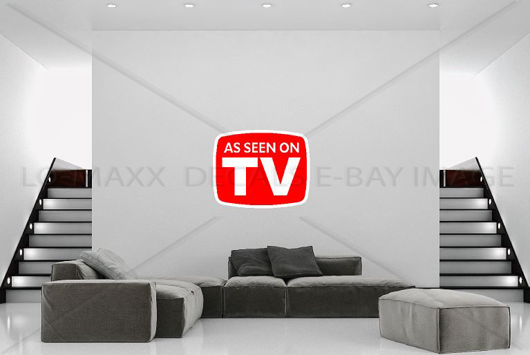 As Seen On TV Car Truck SUV Bumper Glass Various Sizes Printed Vinyl Sticker