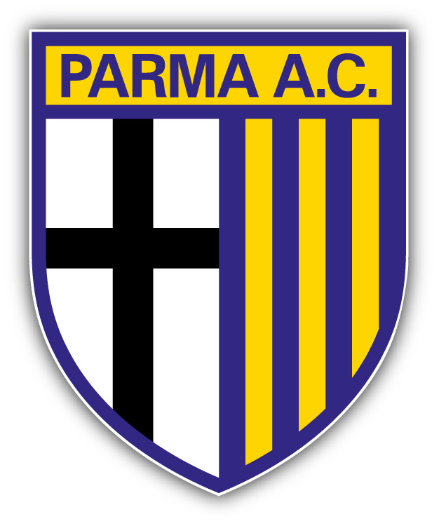 Parma FC Italy Soccer Football Car Bumper Sticker Decal 4" x 5"