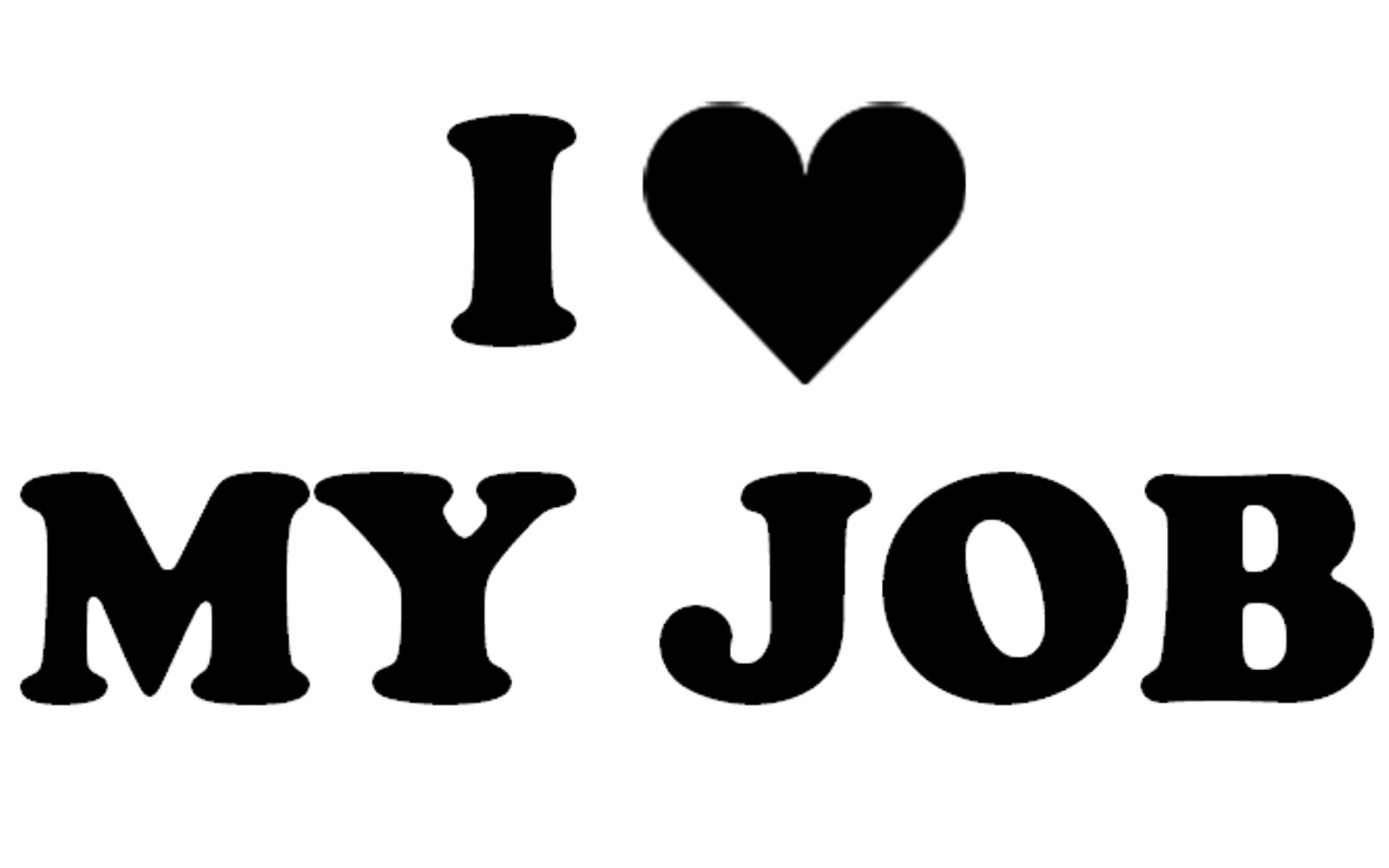 I Love My Job 25 Pcs Stickers Pack 2.25 x 1.25 in Work Career Office Employee