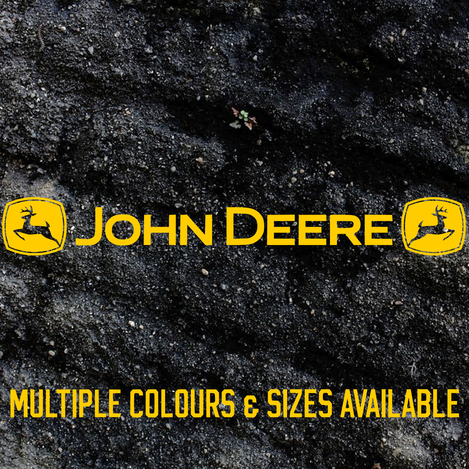John Deere Logo Sun strip AgriSpec Vinyl Sticker Decal
