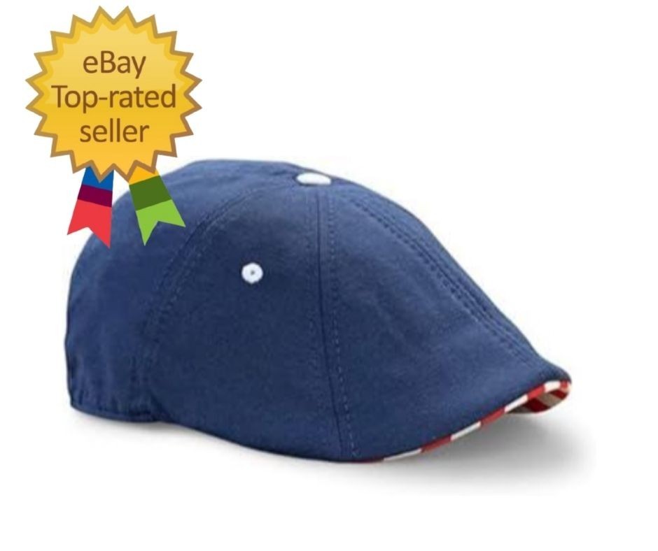 The Independence Boston Scally Cap – 8 Panel – Blue – Medium-Large,