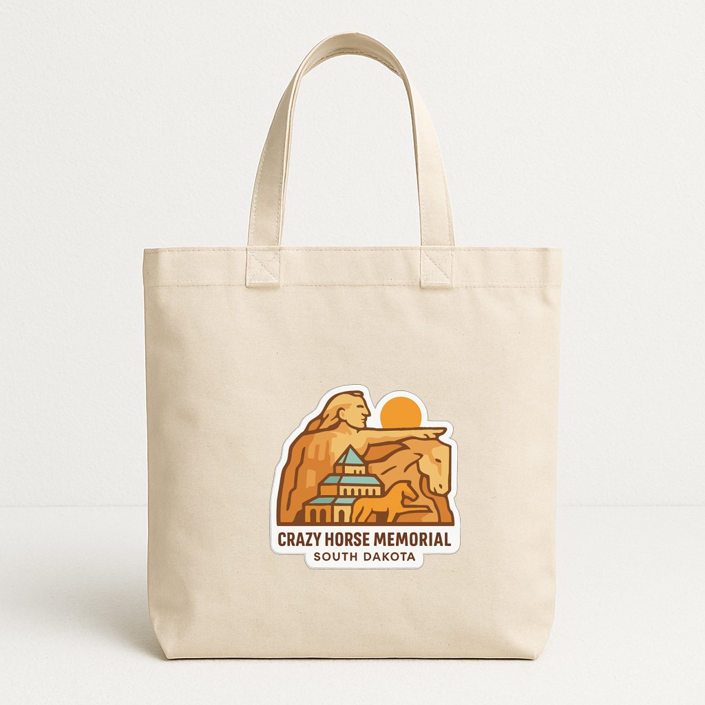 Crazy Horse Memorial South Dakota Iron On Heat Transfer Vinyl HTV Symbolic