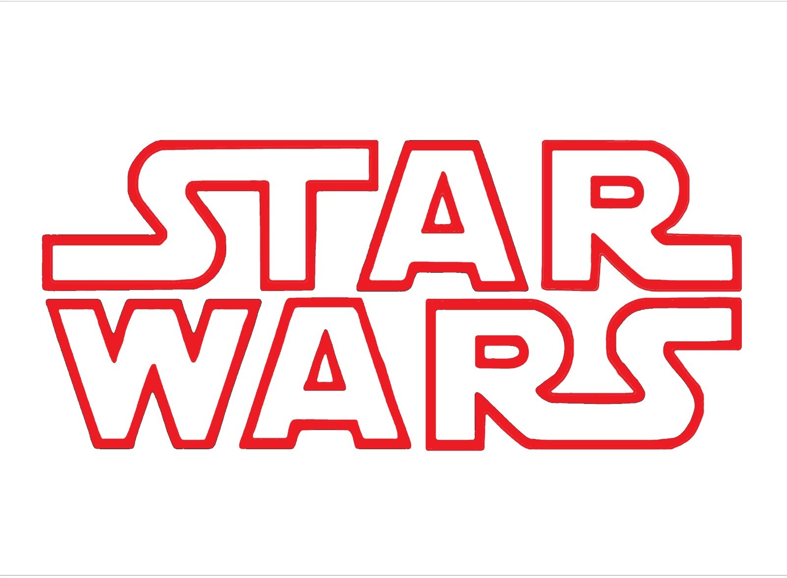 STAR WARS LOGO, Decal Stickers for Cars, Windows, Laptops, Wall, Tablets.