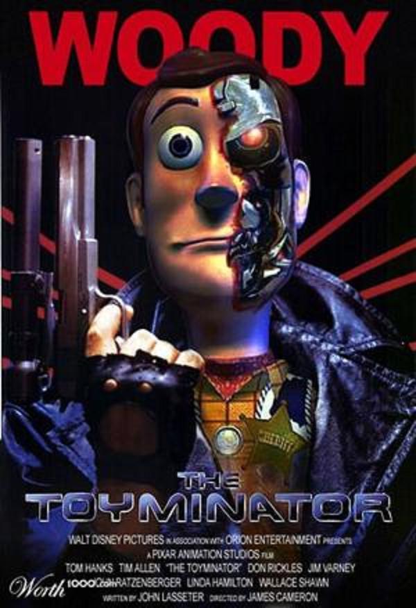 TOY STORY TERMINATOR FUNNY REFRIGERATOR GLOSSY MAGNET CHRISTMAS MAN CAVE GIFT