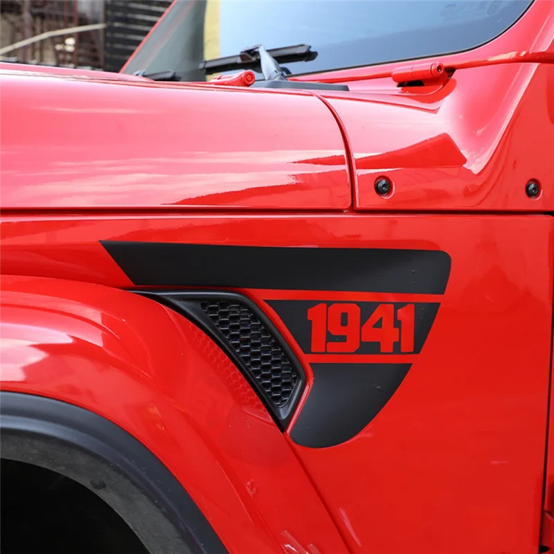 Aftermarket Jeep Wrangler JL & Gladiator JT Side Fender Vent “1941” Decal – Prec