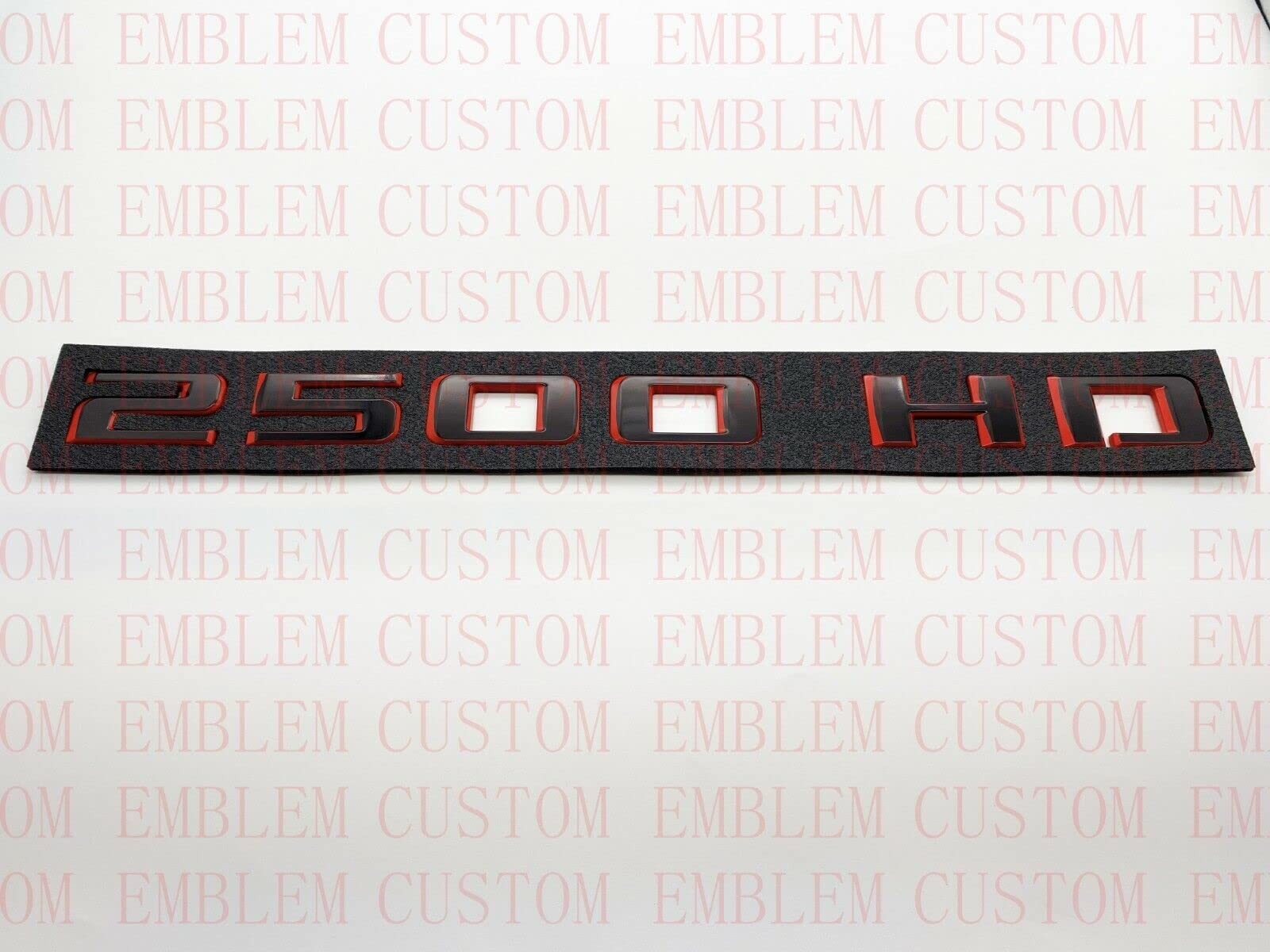 2pc 2500HD Door Emblem Badge Nameplate Sticker Compatible for 2019-21 Silverado