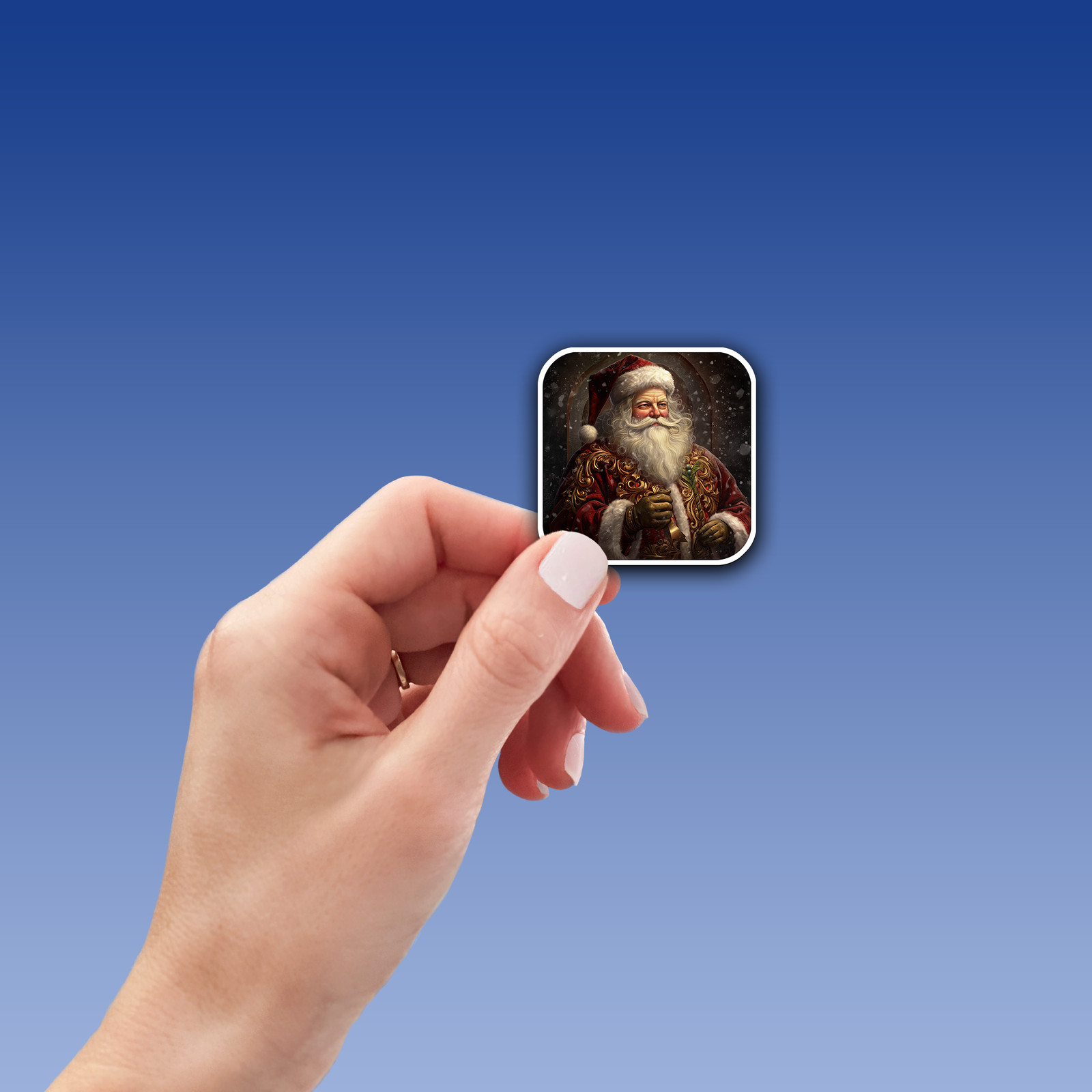 Santa Claus Vinyl Sticker – Bring the Magic of Christmas Anywhere