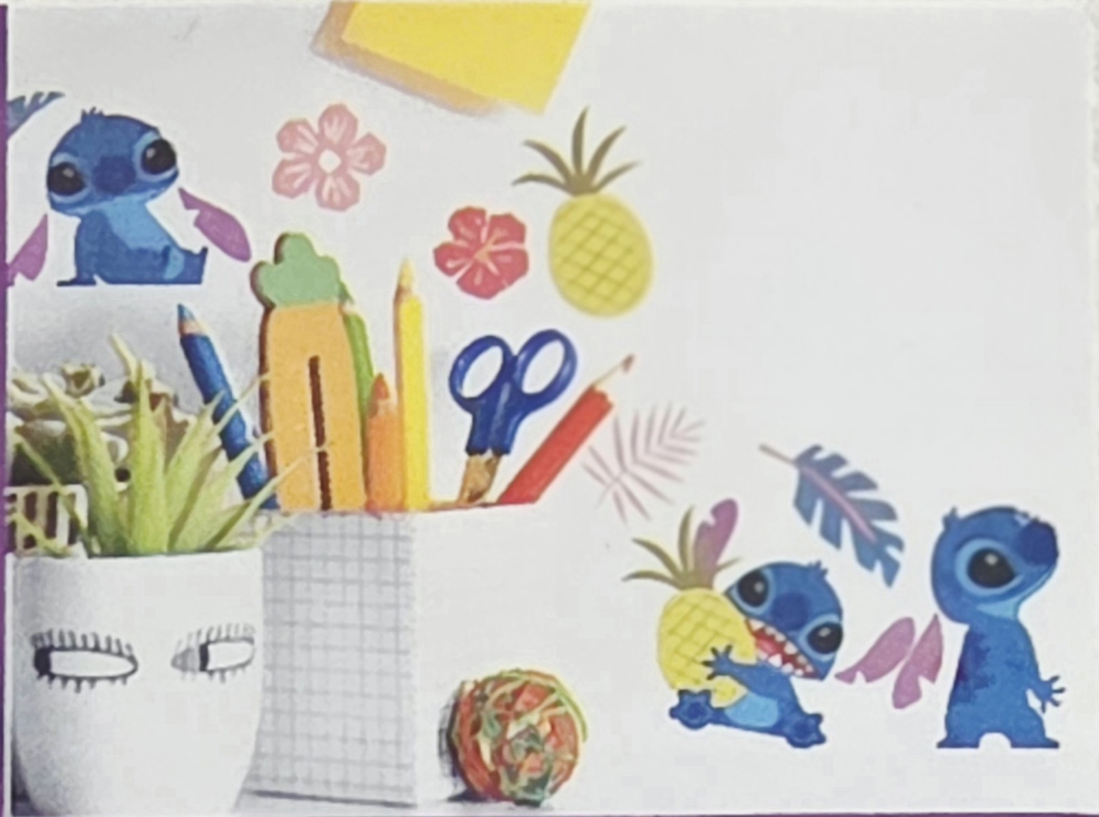 Disney Stitch Room Wall Decal Stickers 10 Assorted Designs Great for Birthdays