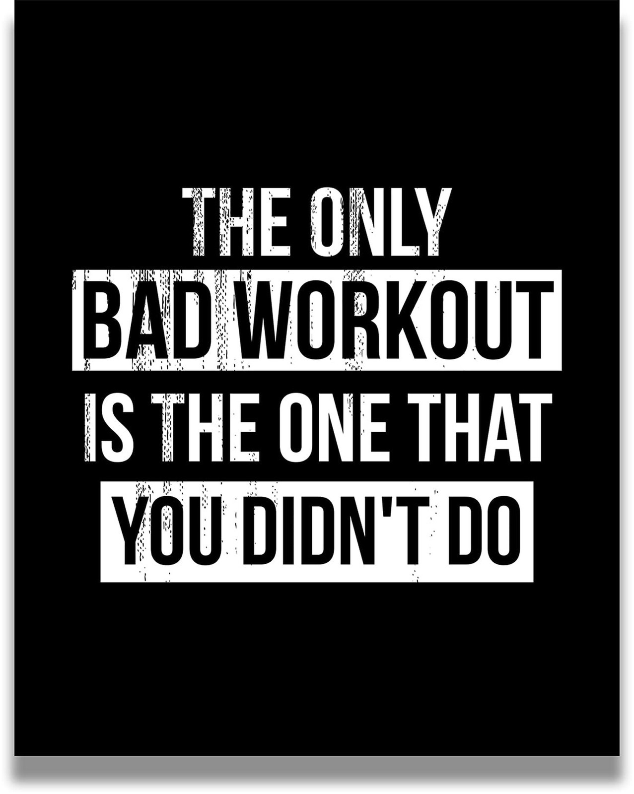 Govivo Motivational Wall Art, 11×14 Unframed Print, Gym Wall Decor, Motivatio…