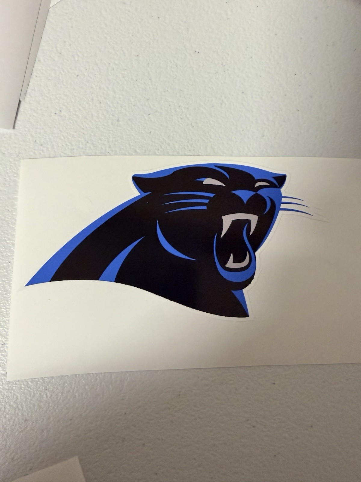 Carolina Panthers Regular Vinyl Decal