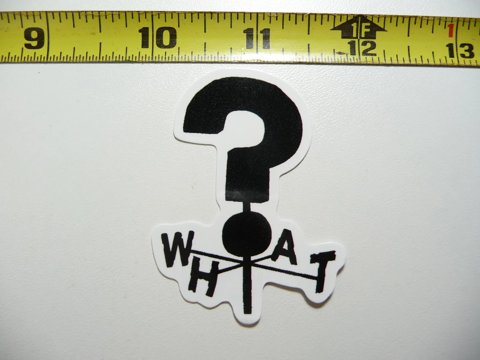 MATH QUESTION MARK WHAT WEATHER VANE SMALL STICKER DECAL TEACHER STUDENT SCHOOL