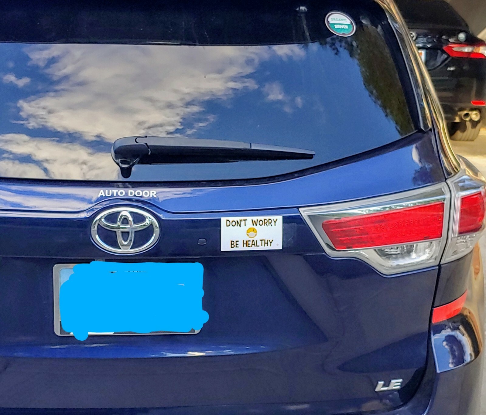 Social distance Bumper sticker don't worry be healthy