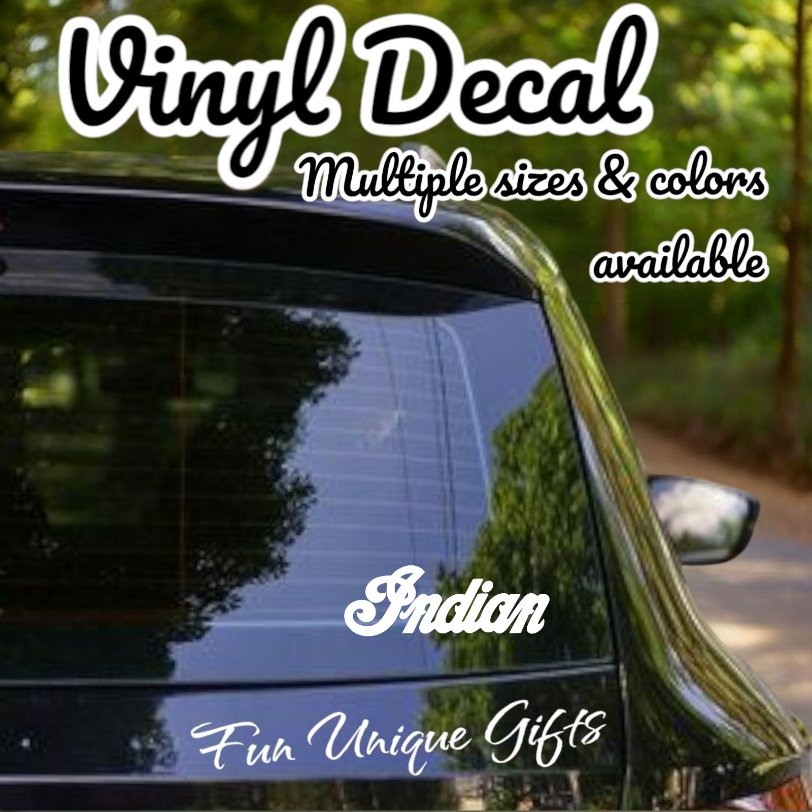 Indian motorcycle Vinyl Decal Sticker -Multiple Colors & Sizes- SHIPS FREE!