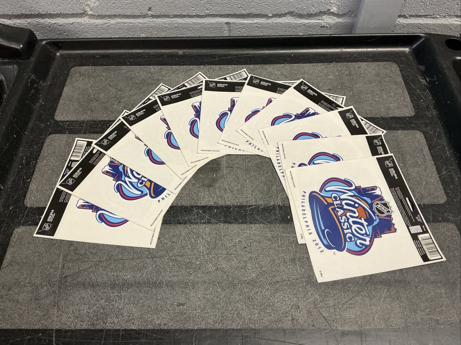 Winter Classic 2012 In Philadelphia Window Ultra Decals 11 pack