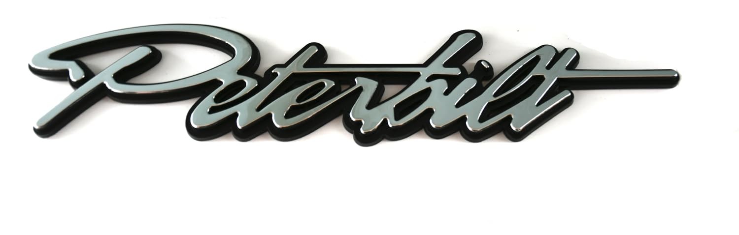 1pc New Custom Logo Name Emblem Plate for Peterbilt Side Front of Hood Access…