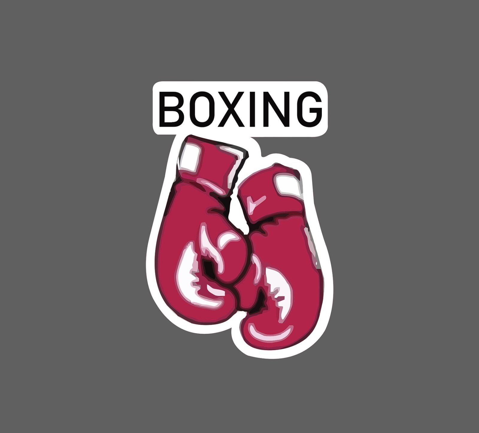 Boxing Sticker Gloves Sport Waterproof NEW – Buy Any 4 For $1.75 EACH Storewide!
